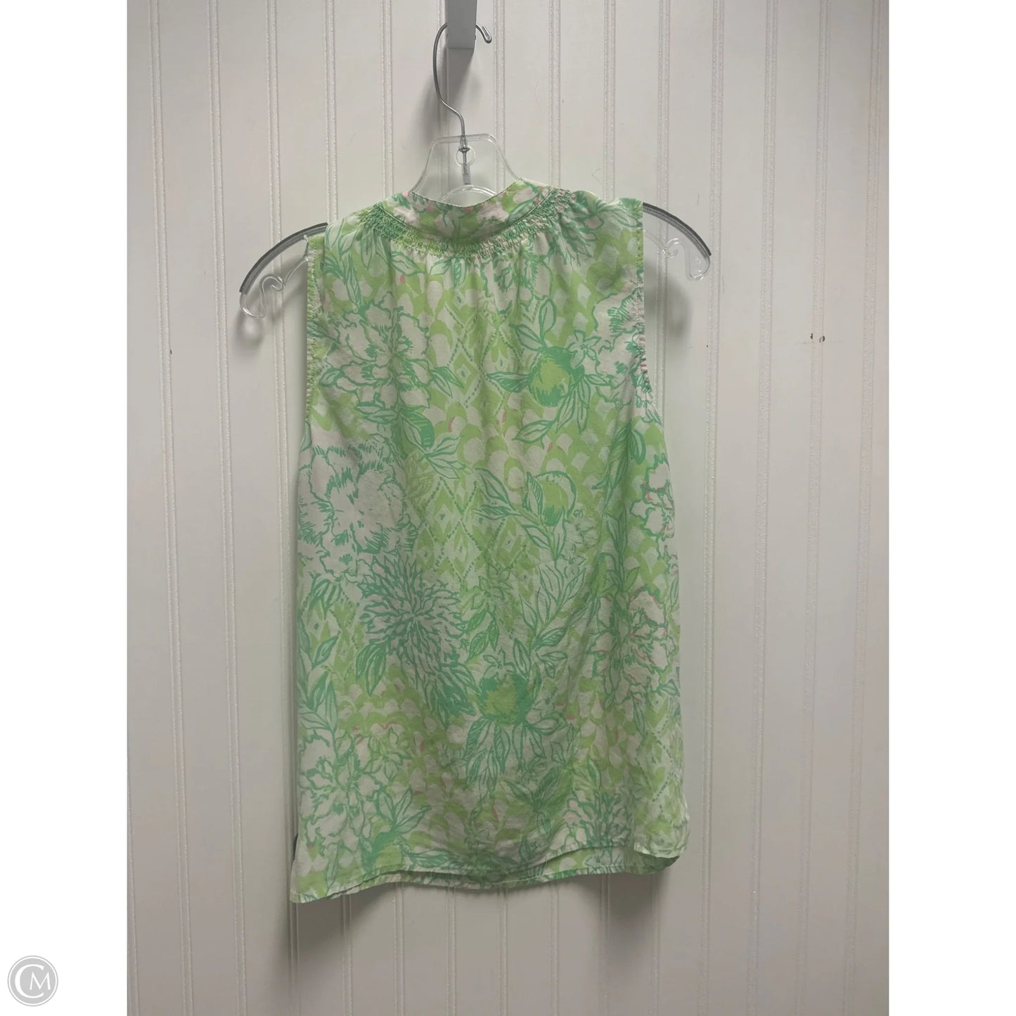 Tank Top Designer By Lilly Pulitzer In Green, Size: S