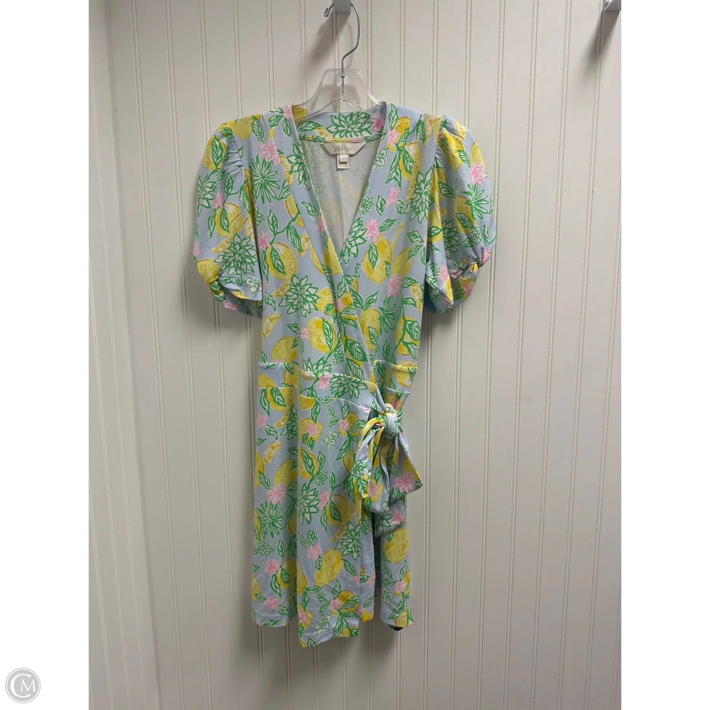 Dress Designer By Lilly Pulitzer In Blue & Yellow, Size: S