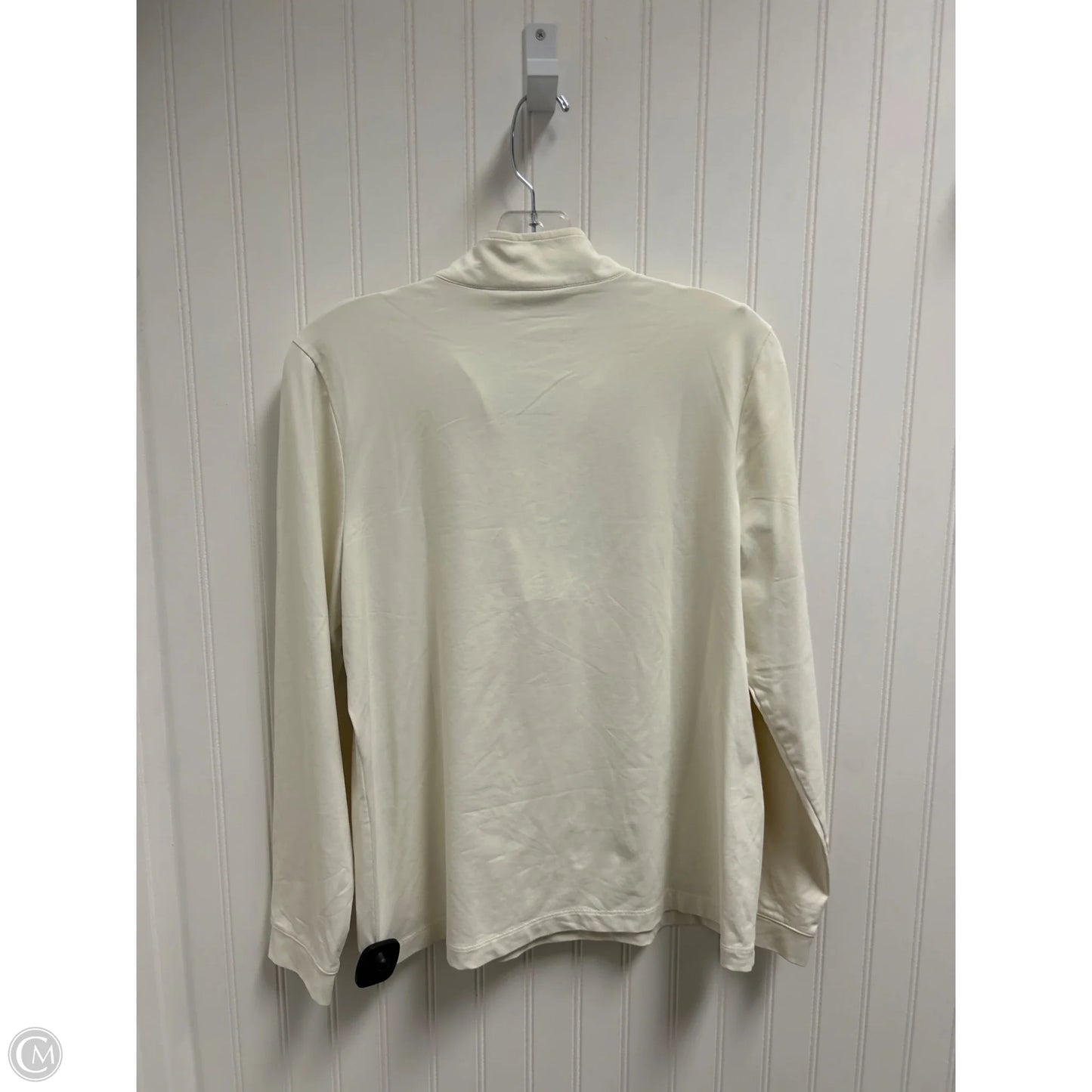 Athletic Jacket By Chicos In Beige, Size: L