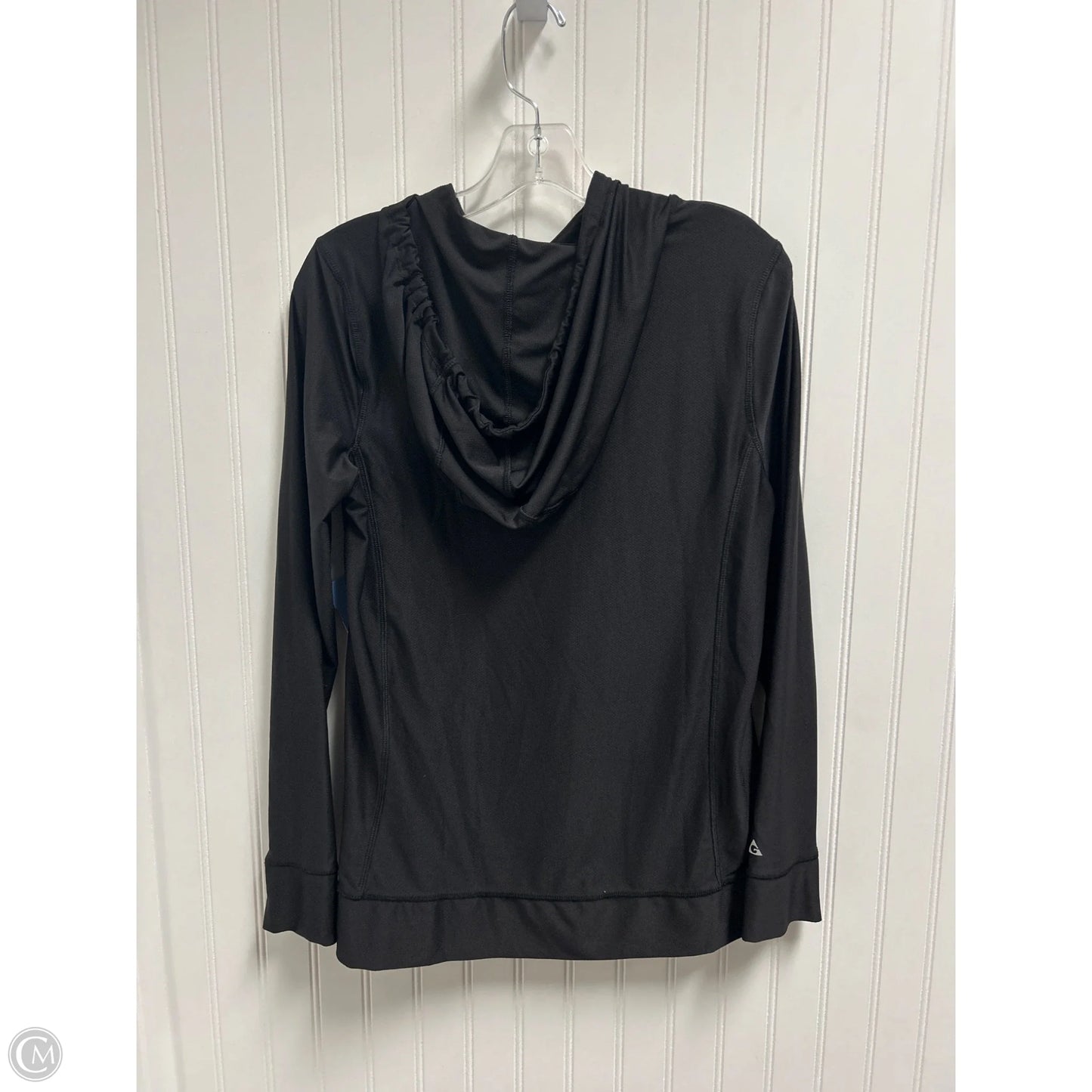 Athletic Top Long Sleeve Hoodie By Gerry In Black, Size: S