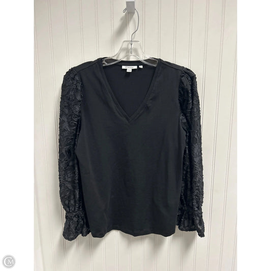 Top Long Sleeve By Chicos In Black, Size: M