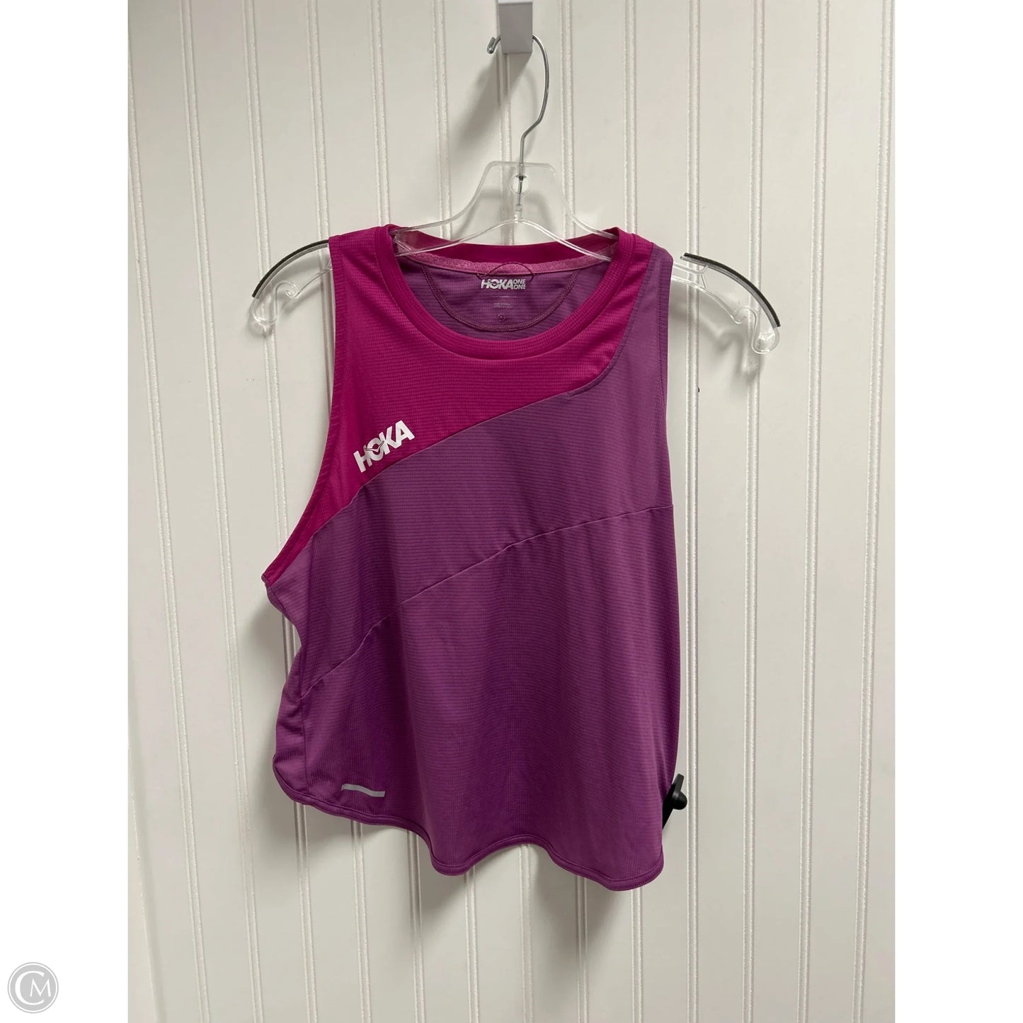 Athletic Tank Top By Hoka In Purple, Size: L