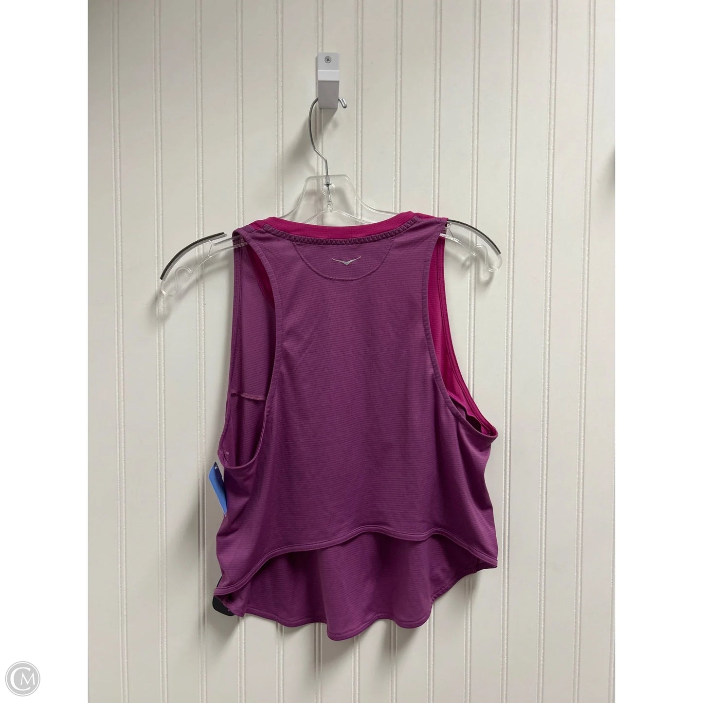 Athletic Tank Top By Hoka In Purple, Size: L