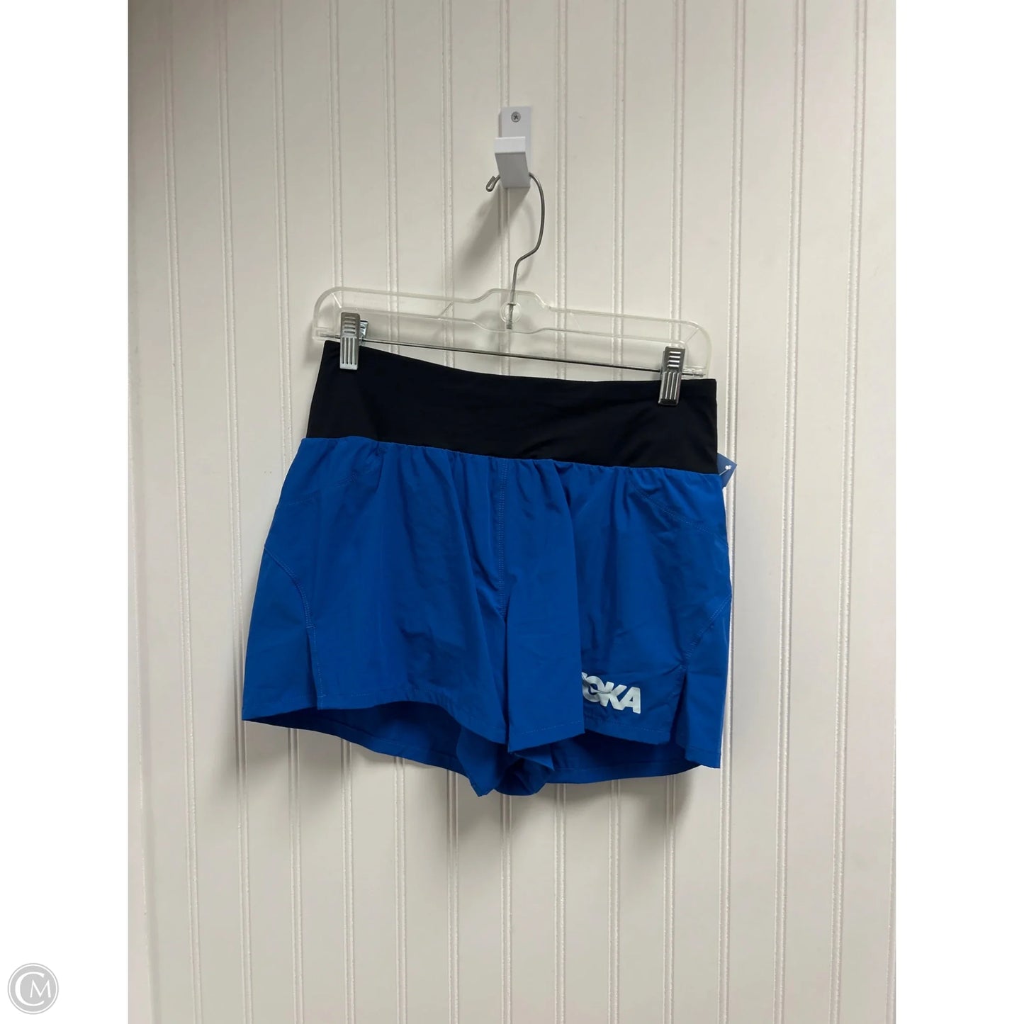 Athletic Shorts By Hoka In Blue, Size: M