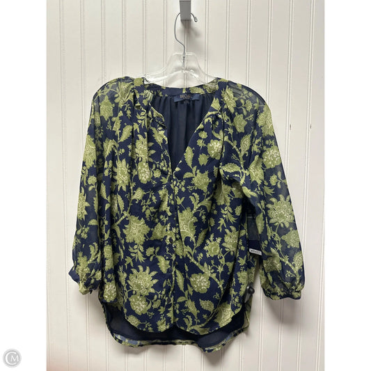 Top Long Sleeve By Rachel Roy In Blue & Green, Size: S