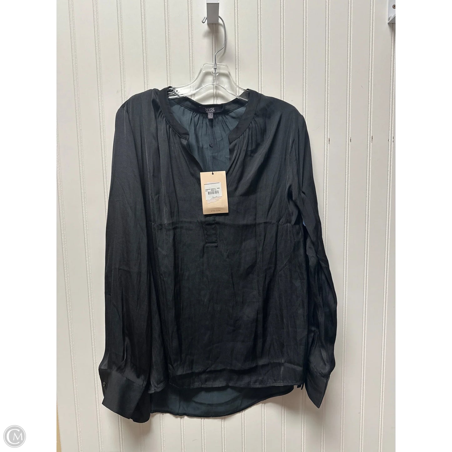 Top Long Sleeve By Not Your Daughters Jeans In Black, Size: L