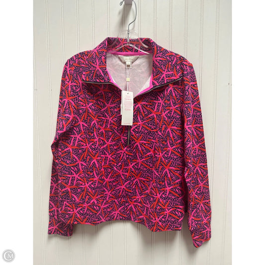Jacket Designer By Lilly Pulitzer In Pink & Red, Size: Xs