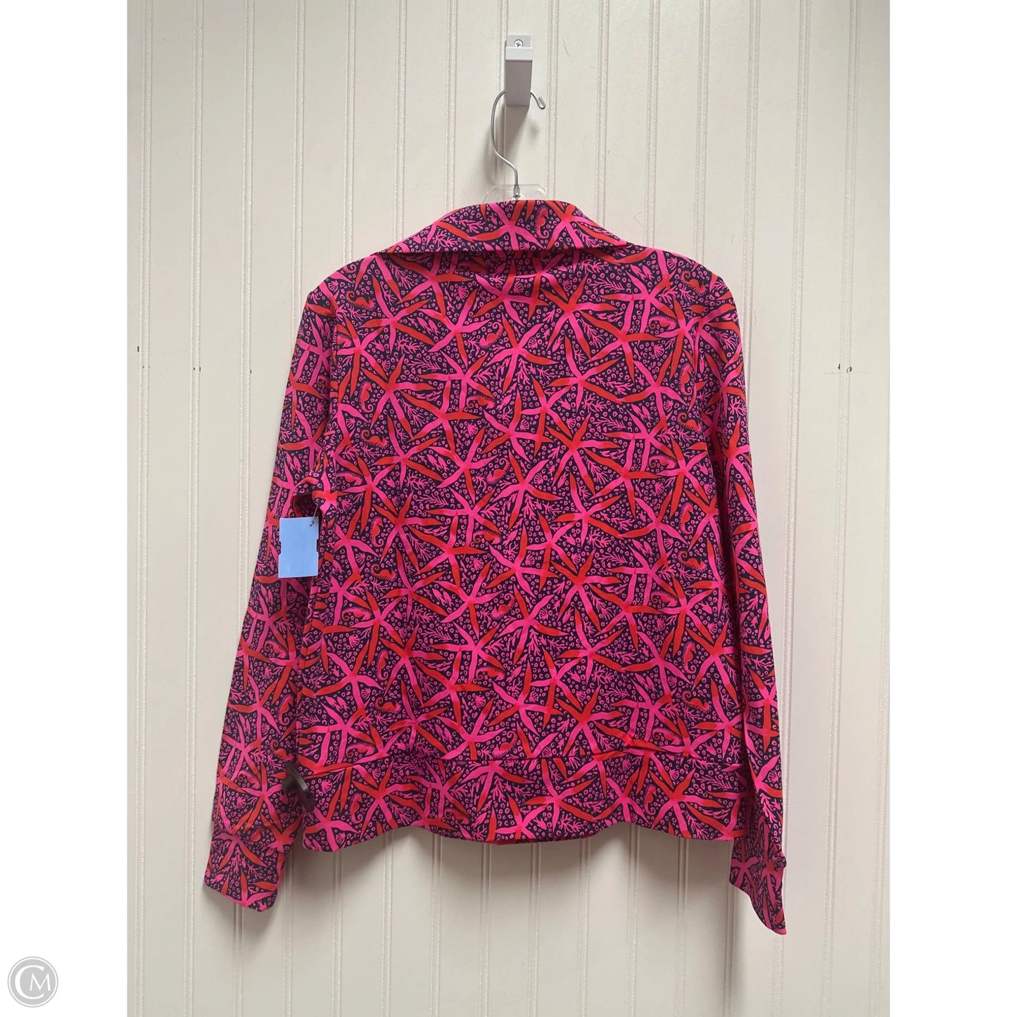 Jacket Designer By Lilly Pulitzer In Pink & Red, Size: Xs