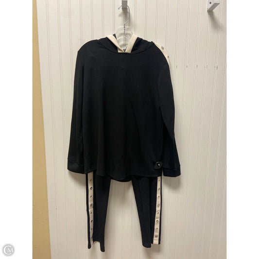 Lounge Set Pants By Chicos In Black & Cream, Size: 12