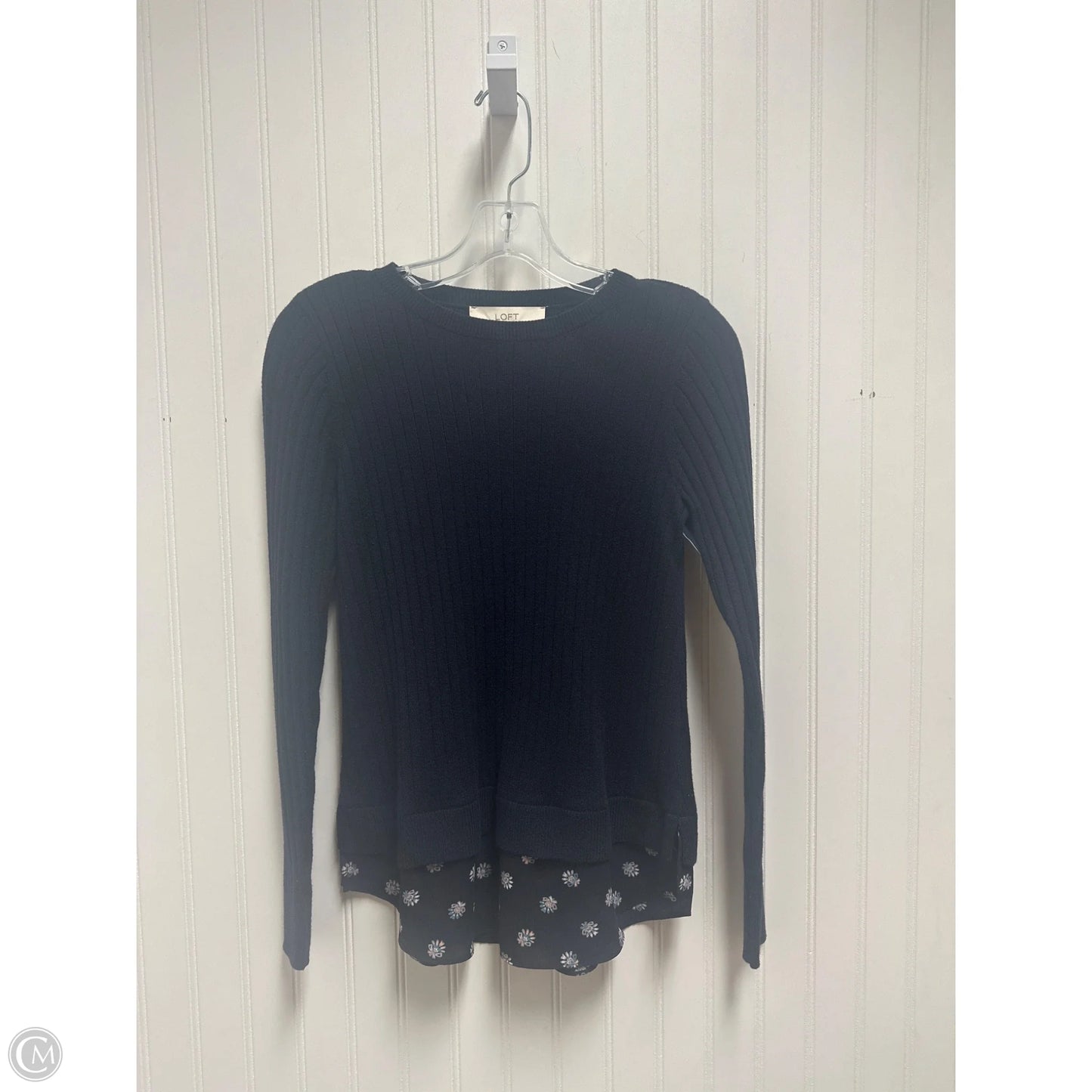 Sweater By Loft In Navy, Size: Xs