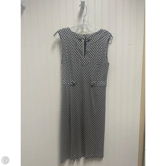 Dress Designer By Tory Burch In Blue & Cream, Size: S
