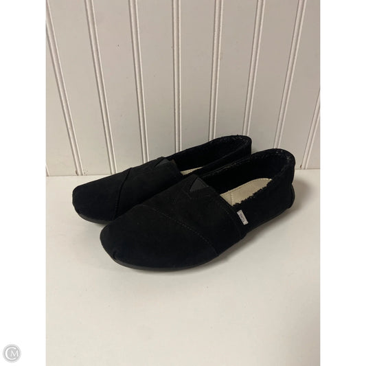 Shoes Flats By Toms In Black, Size: 7