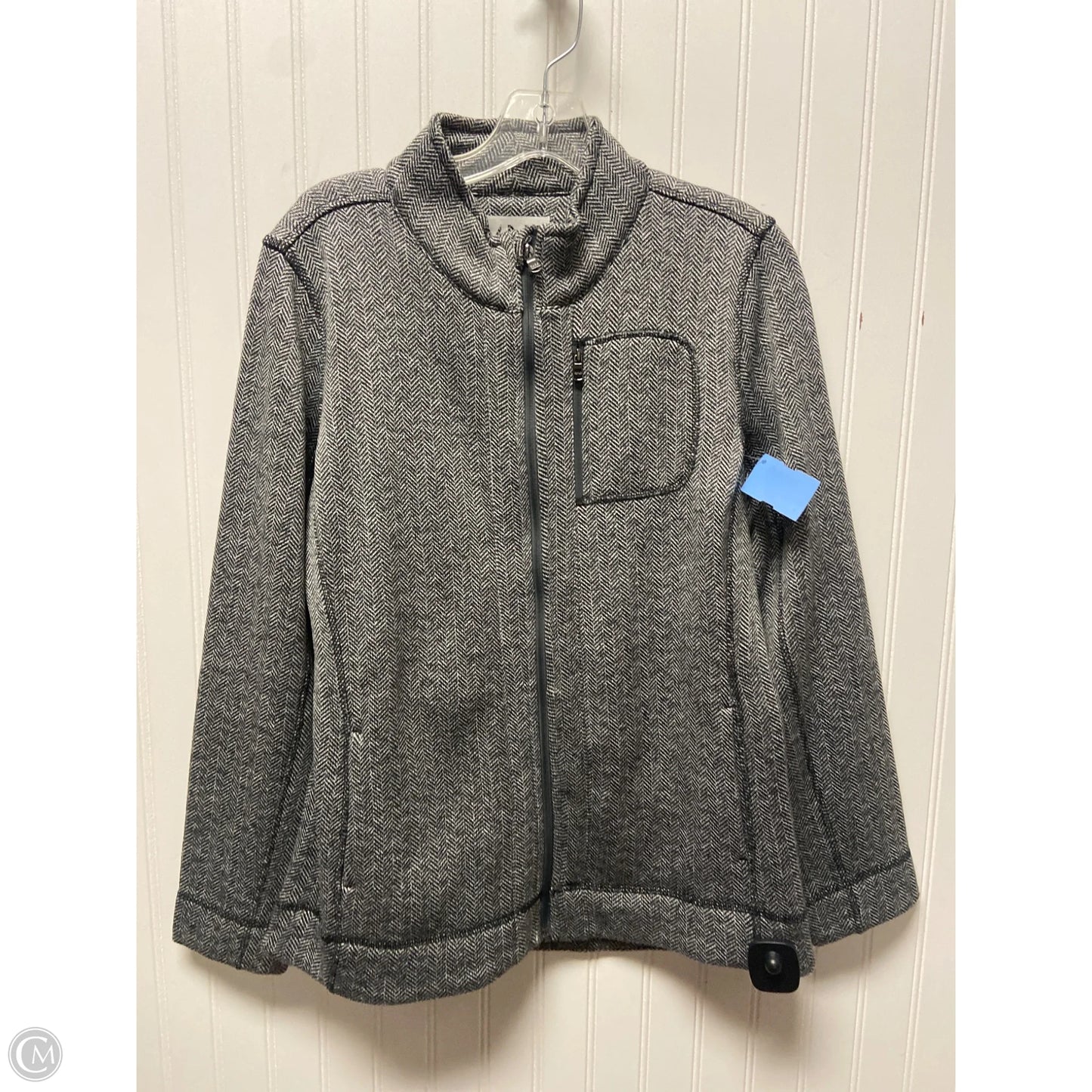 Athletic Jacket By Marc New York In Black & White, Size: M