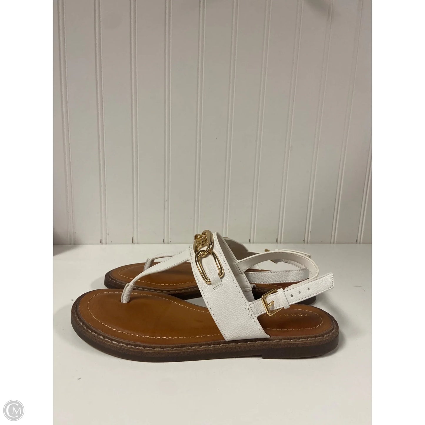 Sandals Flats By Tommy Hilfiger In White, Size: 6.5