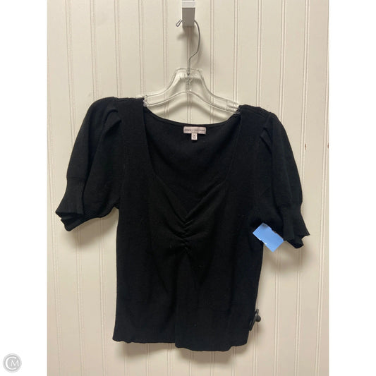 Sweater Short Sleeve By Express In Black, Size: M