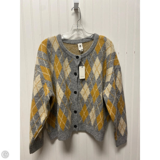 Sweater Cardigan By Flawless In Multi-colored, Size: L