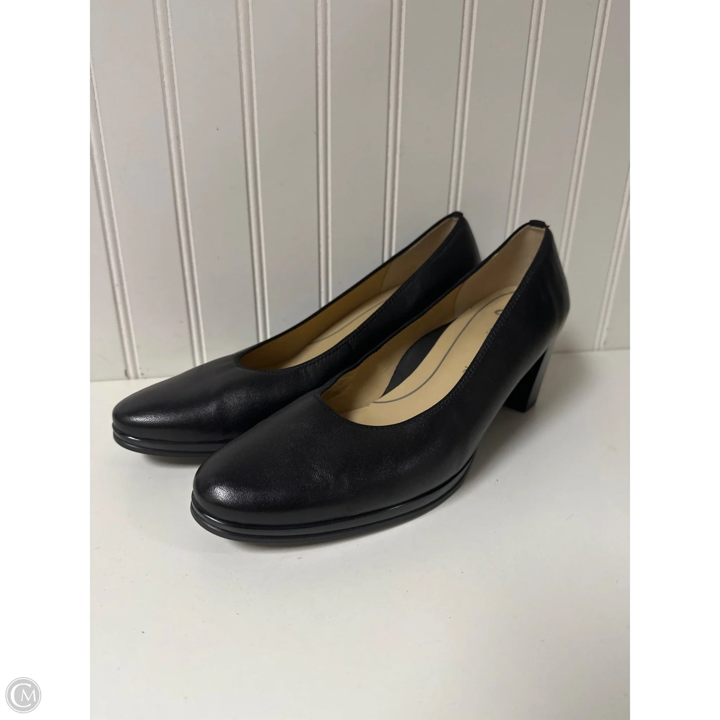 Shoes Heels Block By Cmb In Black, Size: 7.5