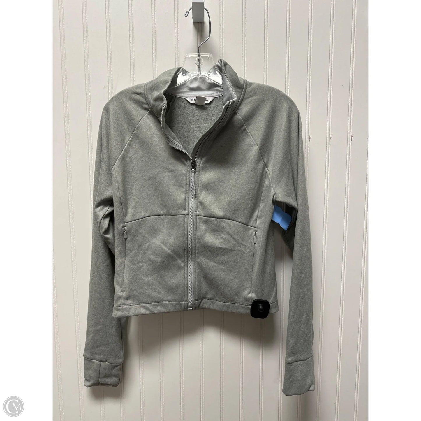 Athletic Jacket By Athleta In Grey, Size: M