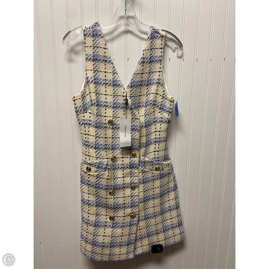 Dress Casual Short By Karen Millen In Plaid Pattern, Size: S