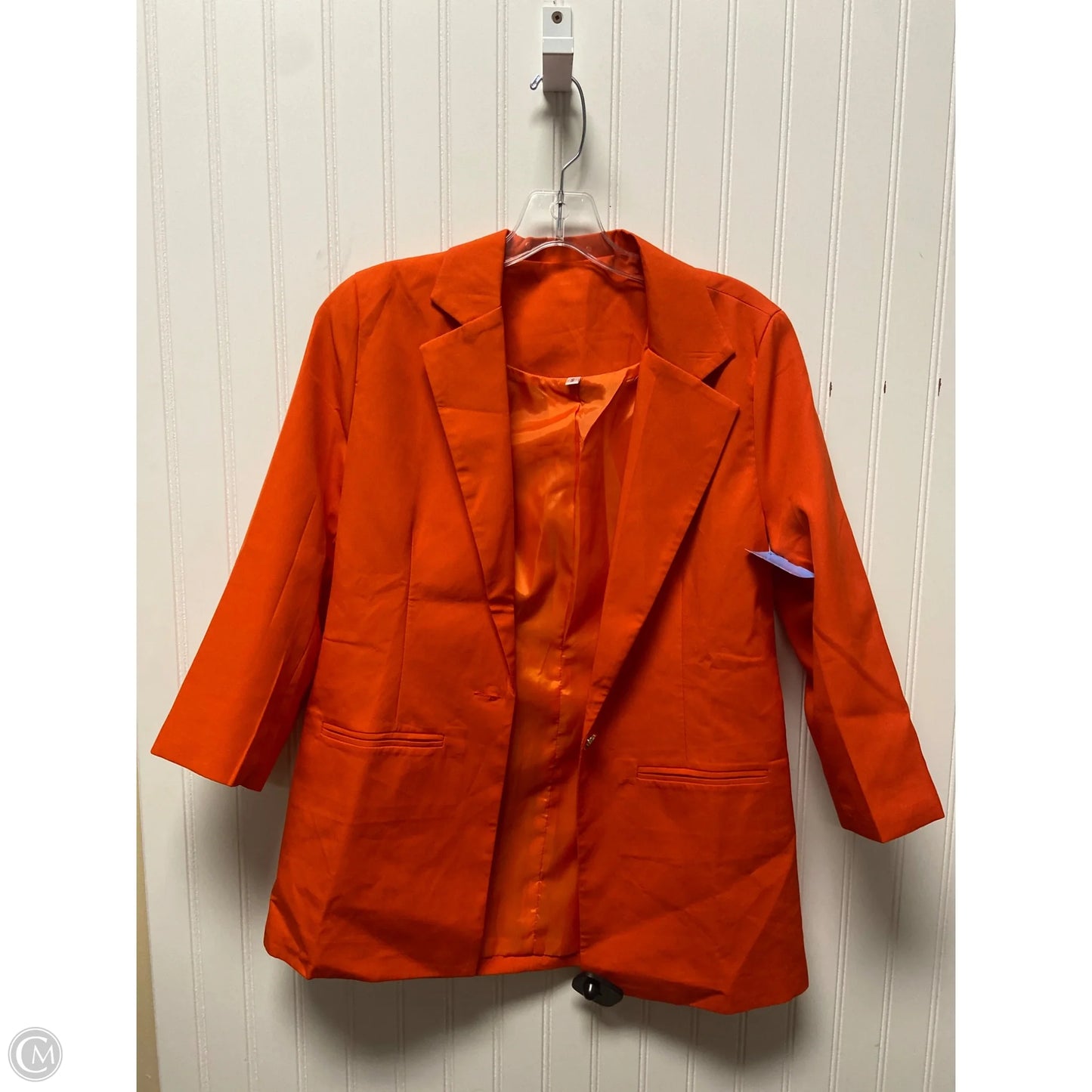 Blazer By Clothes Mentor In Orange, Size: S