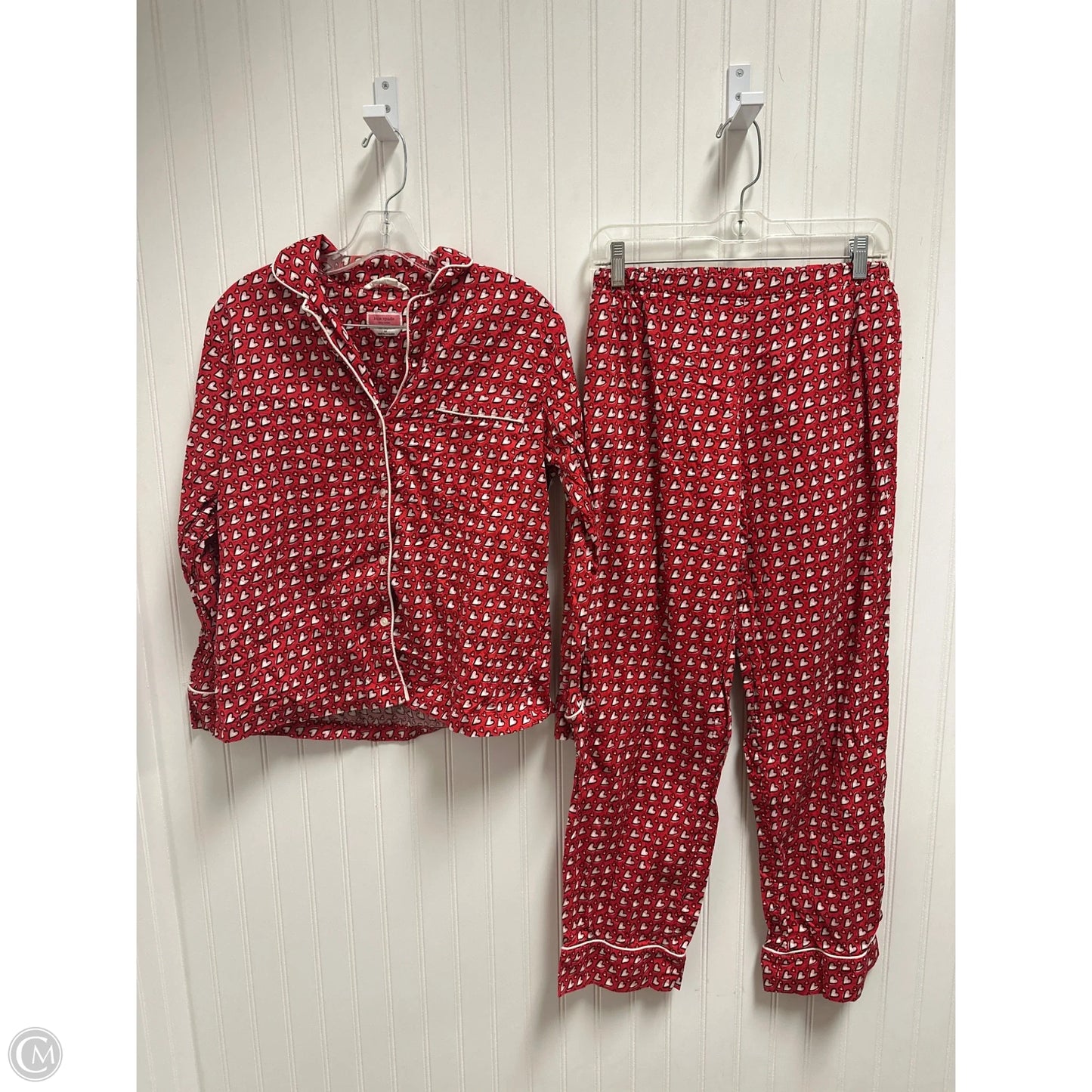 Pajamas Designer By Kate Spade In Red, Size: Xs