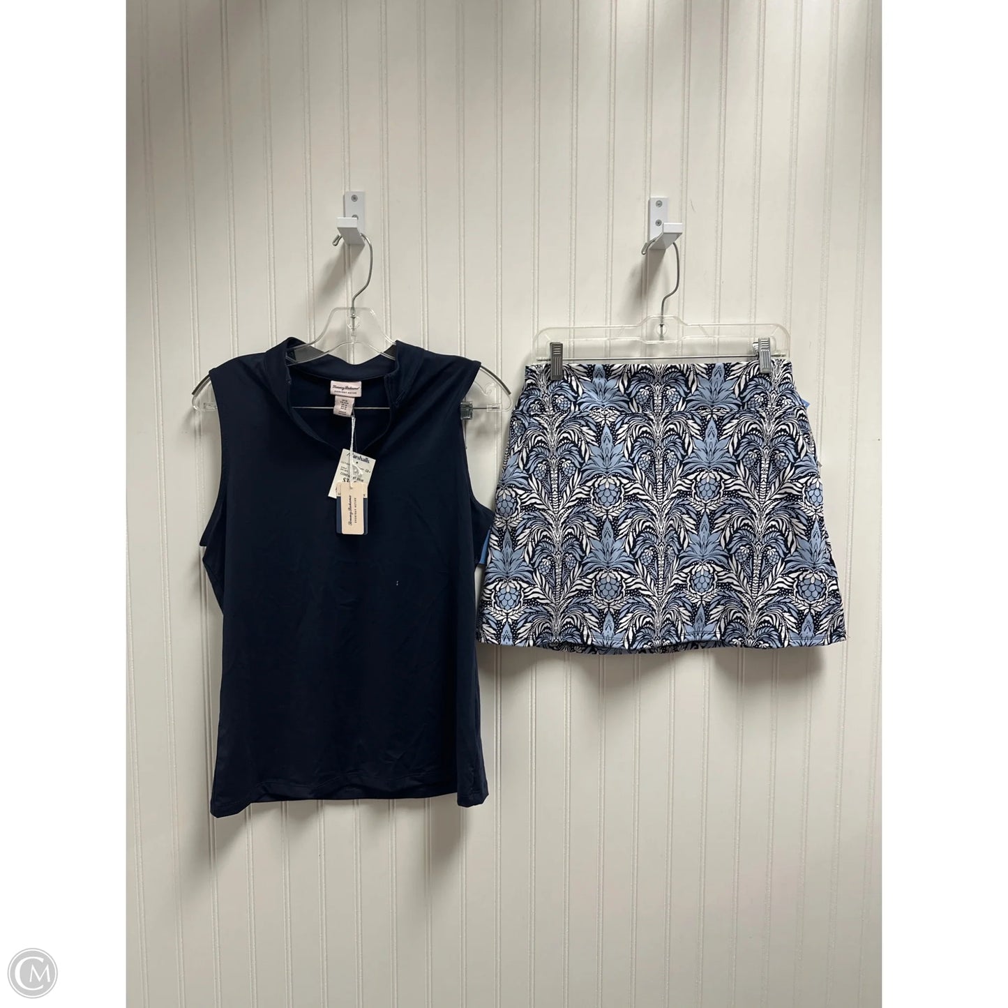 Athletic Shorts 2pc By Tommy Bahama In Blue & White, Size: M