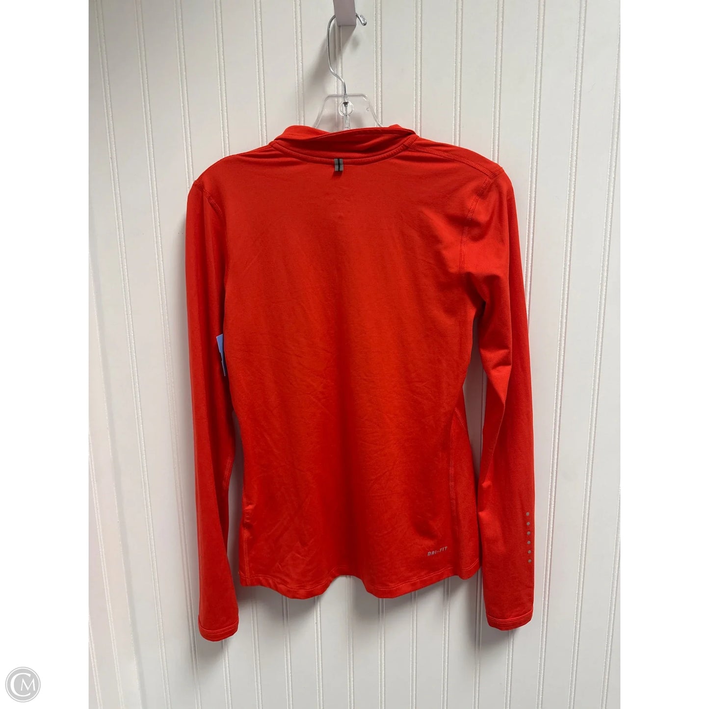 Athletic Jacket By Nike In Orange, Size: Xs