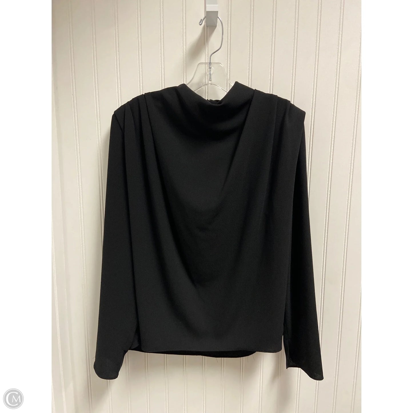 Top Long Sleeve By Zara In Black, Size: M