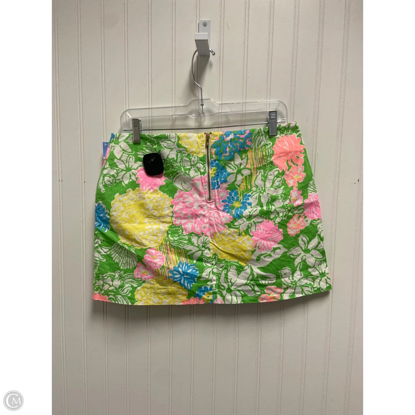 Skort Designer By Lilly Pulitzer In Blue & White, Size: L