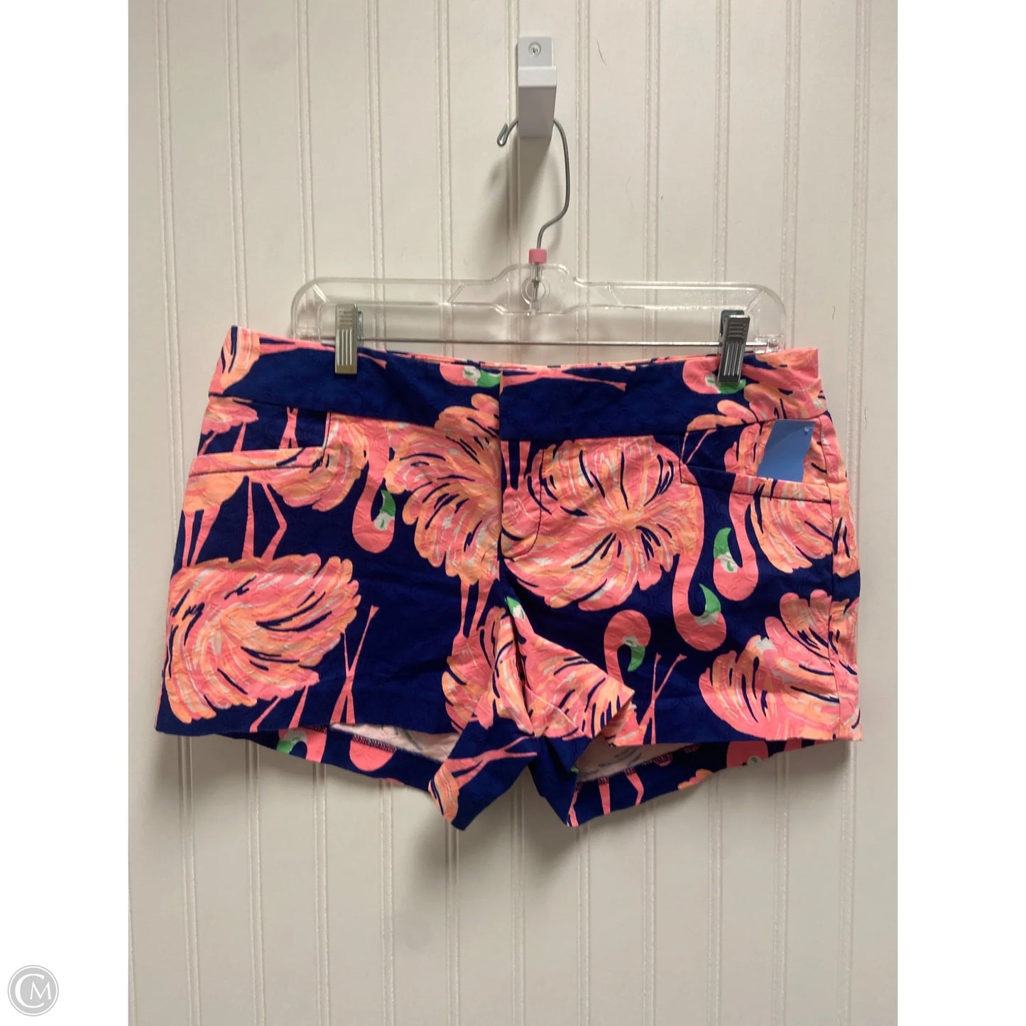 Shorts Designer By Lilly Pulitzer In Blue & Orange, Size: 8