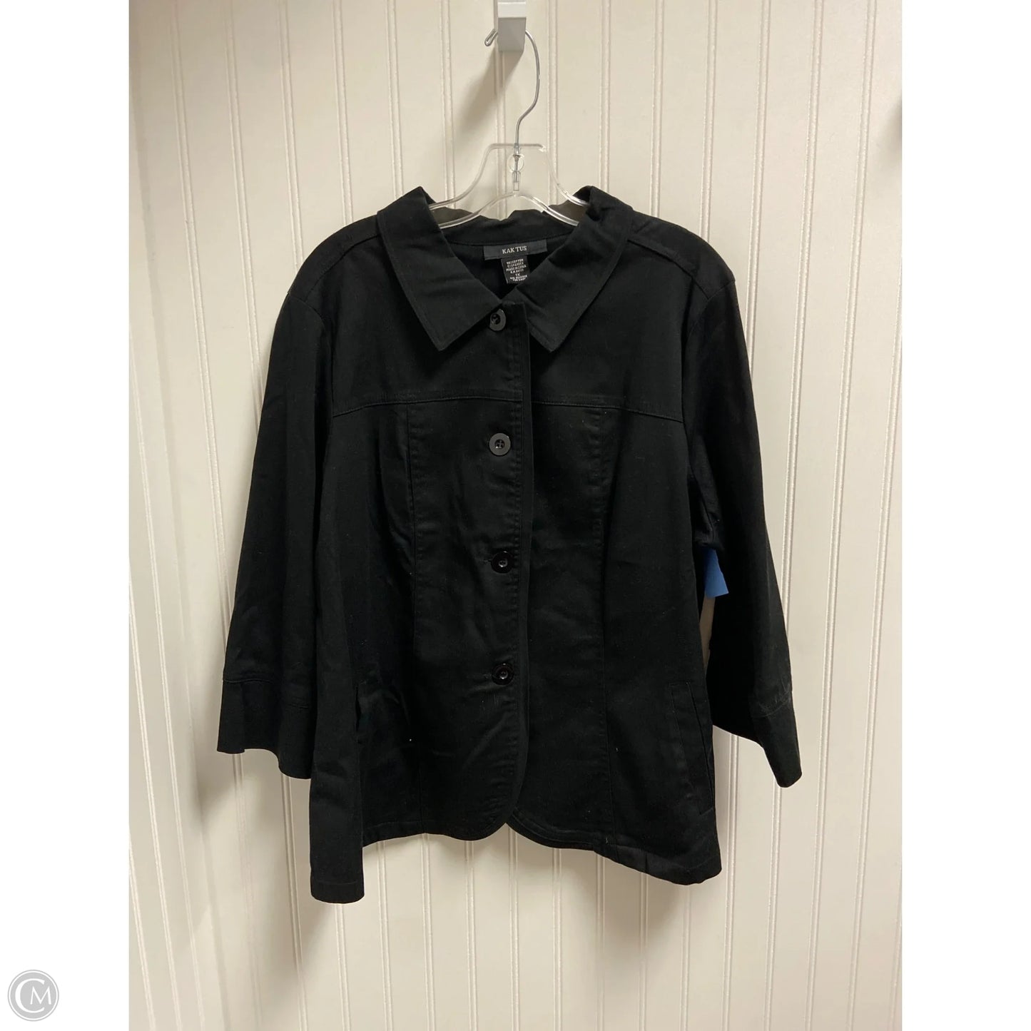 Blazer By Kaktus In Black, Size: 1x