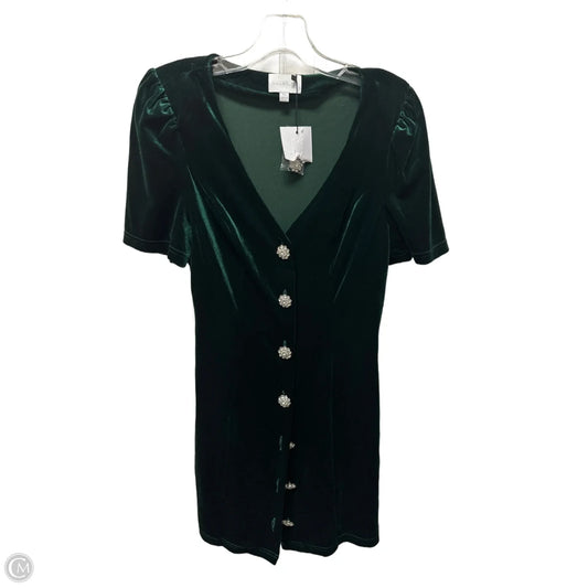 Dress Party Short By Sugar Lips In Green, Size: Xs