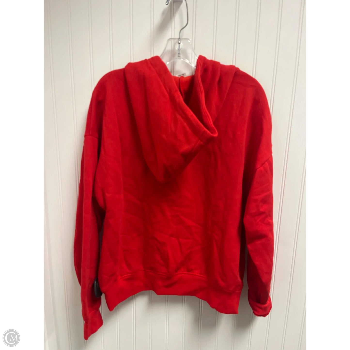 Sweatshirt Hoodie By Pink In Red, Size: S