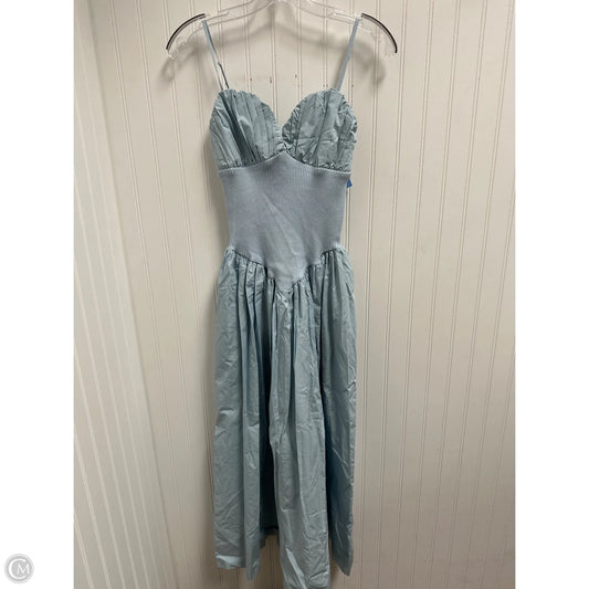 Dress Party Long By Clothes Mentor In Blue, Size: M