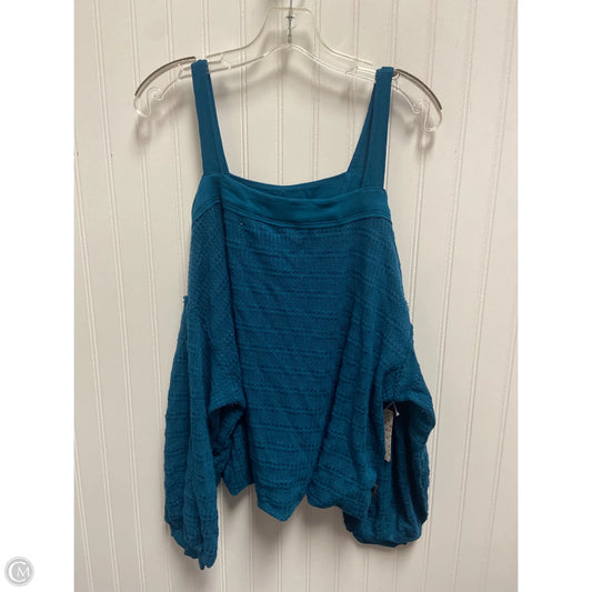 Top Long Sleeve By Free People In Teal, Size: L