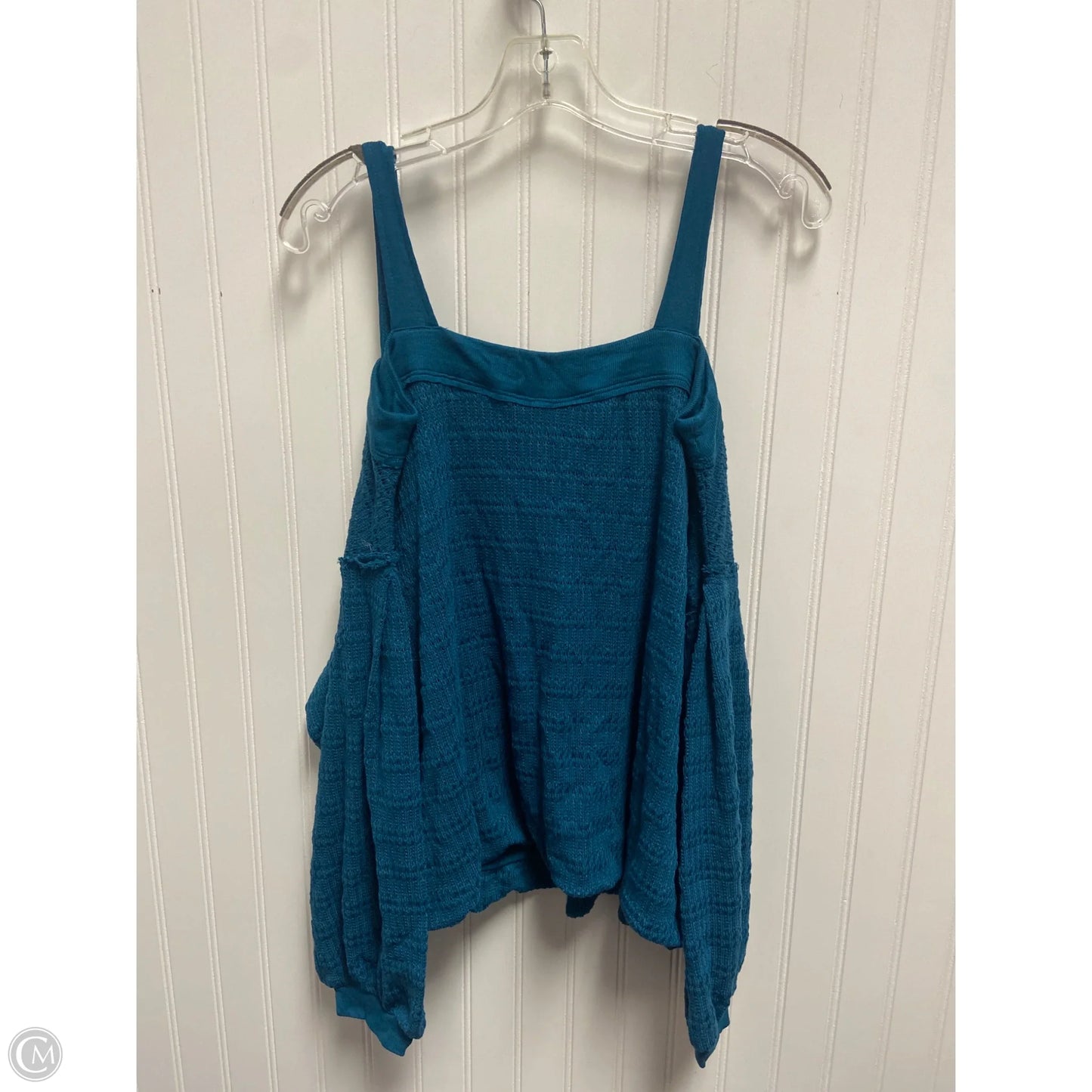 Top Long Sleeve By Free People In Teal, Size: L