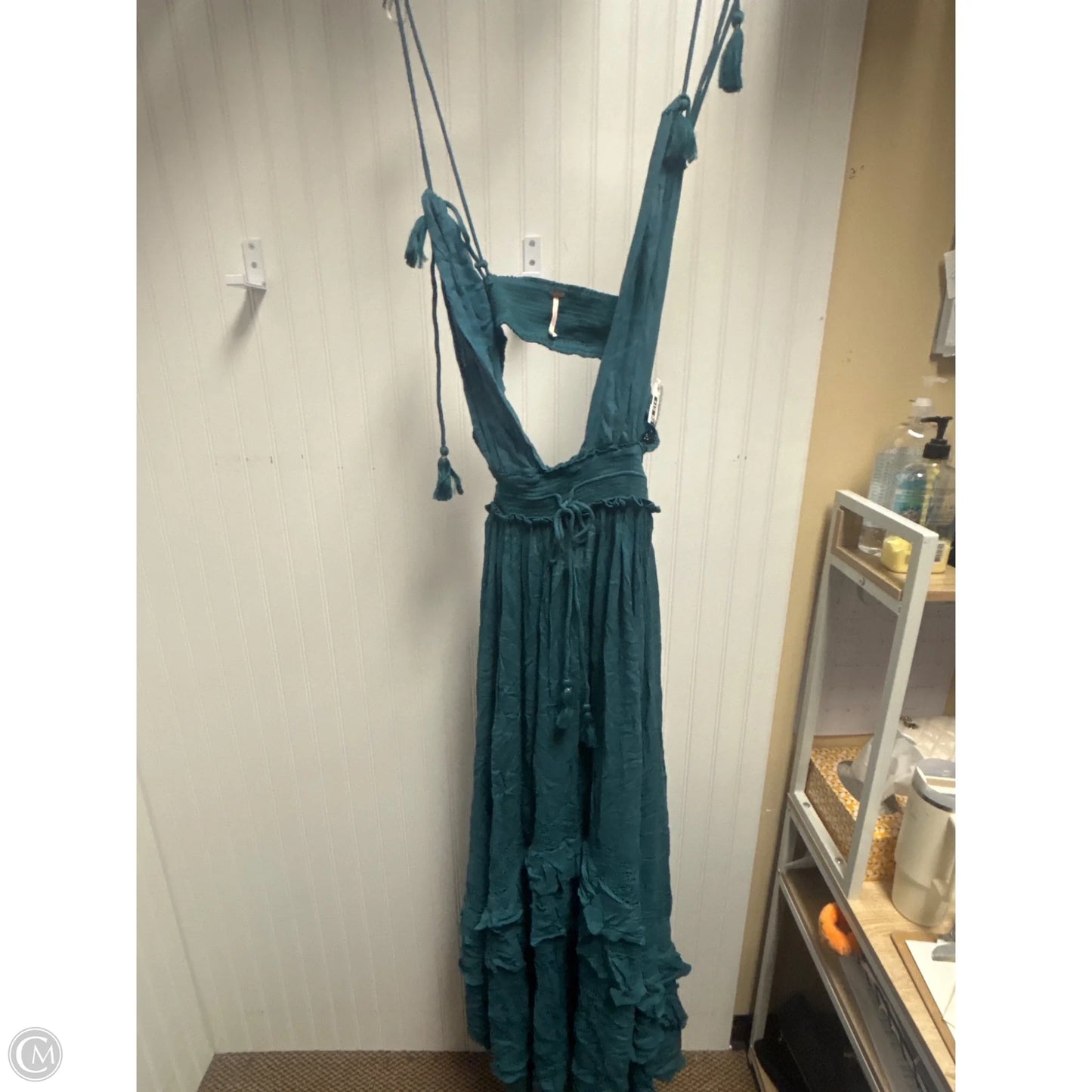 Dress Casual Maxi By Free People In Teal, Size: M