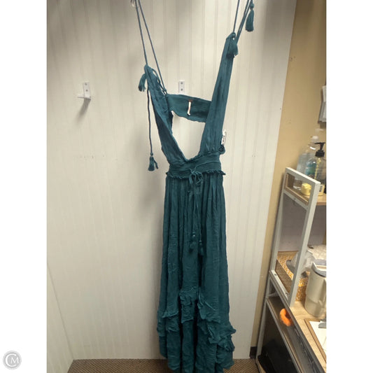 Dress Casual Maxi By Free People In Teal, Size: M