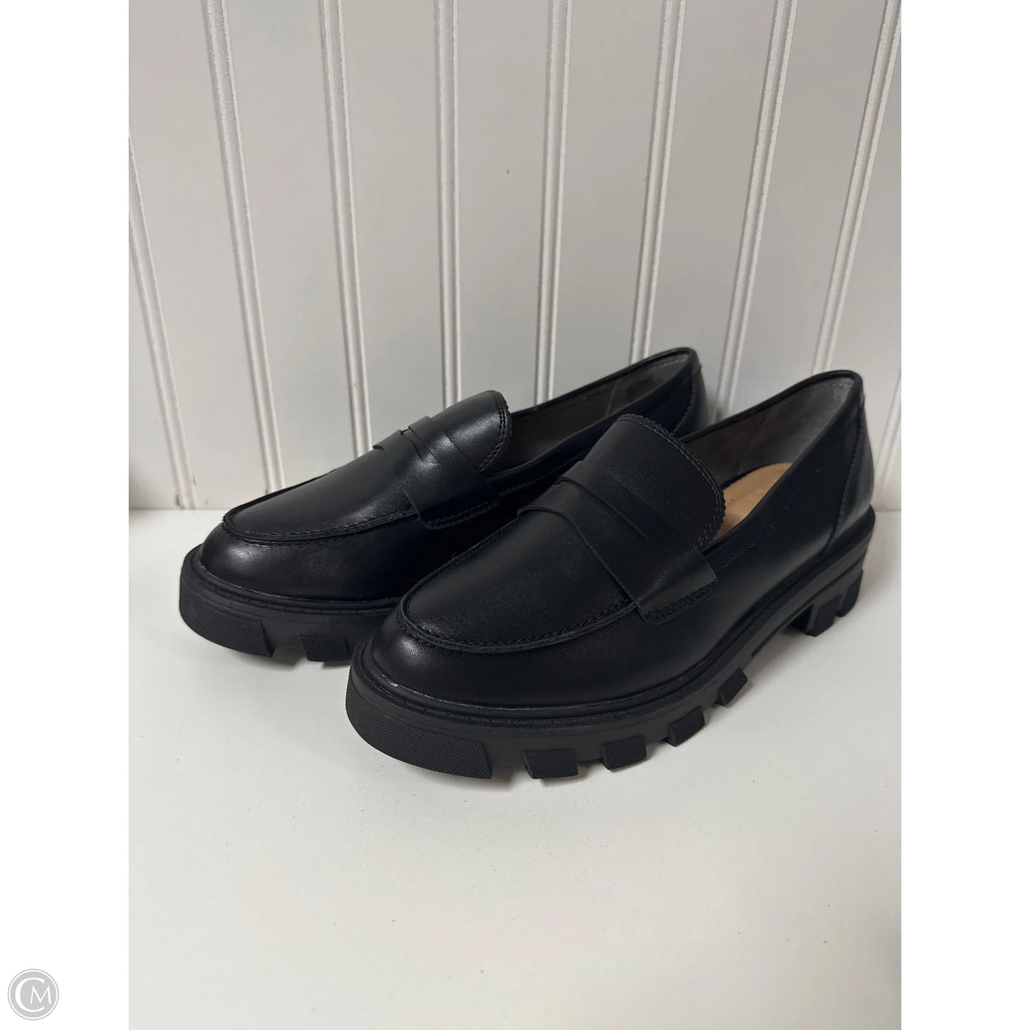 Shoes Heels Block By Crown Vintage In Black, Size: 7.5