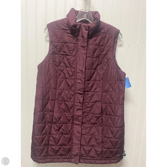 Vest Puffer & Quilted By Christopher And Banks In Purple, Size: M