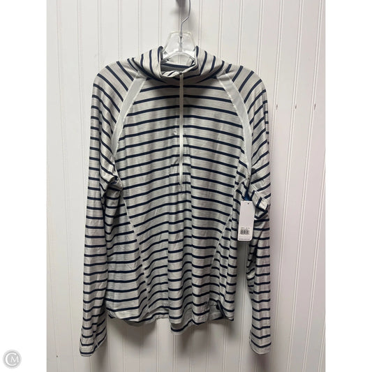 Athletic Jacket By New Balance In Blue & Grey, Size: 2x