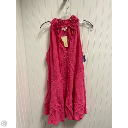 Dress Casual Short By Elan In Pink, Size: L