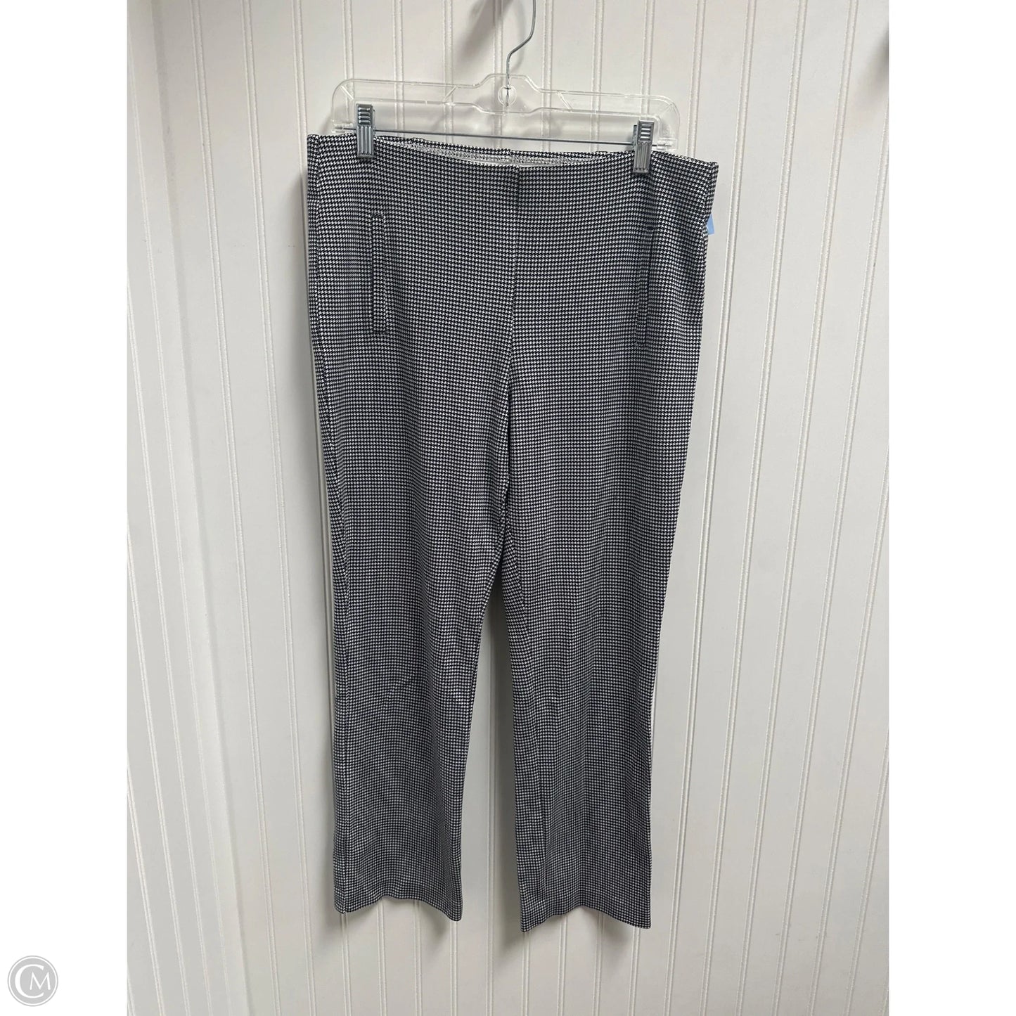 Pants Dress By Chicos In Black & White, Size: 10