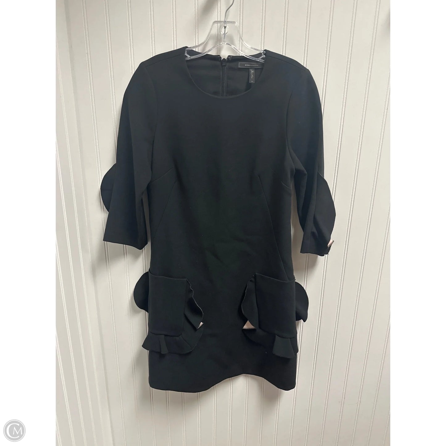 Dress Party Short By Bcbgmaxazria In Black & Cream, Size: Xs