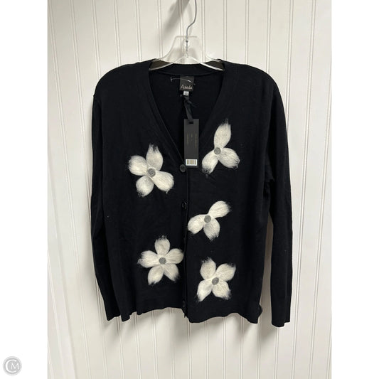 Cardigan By Aaeda In Black & White, Size: L