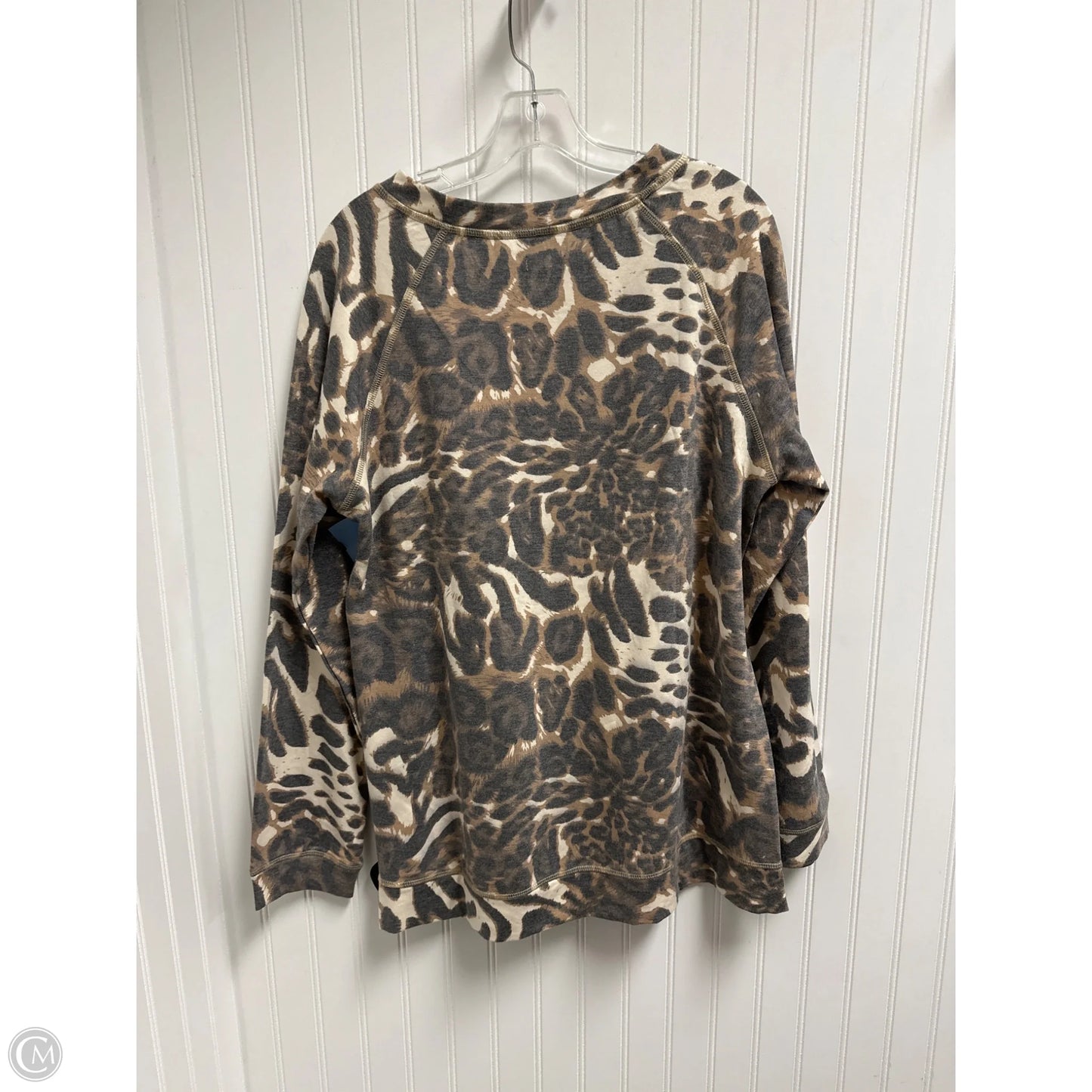 Top Long Sleeve By Coco And Carmen In Animal Print, Size: S