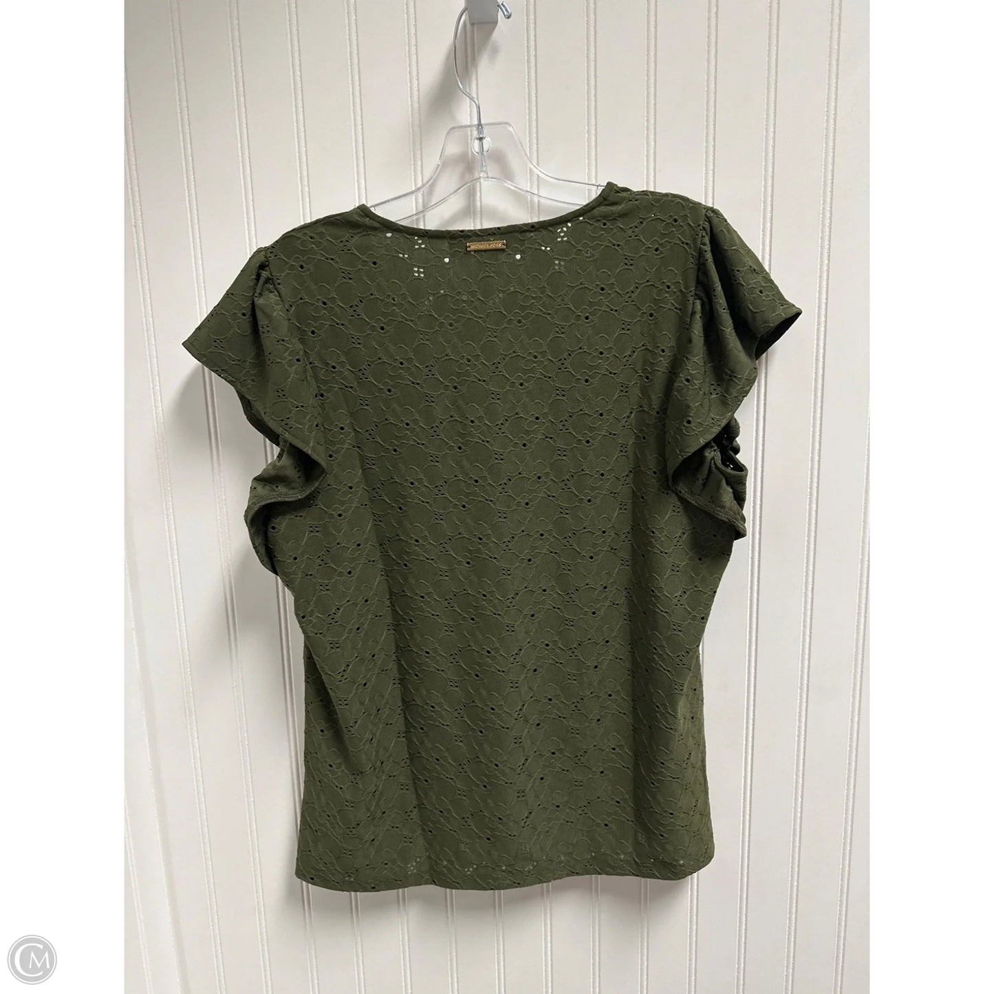 Top Short Sleeve By Michael By Michael Kors In Green, Size: L