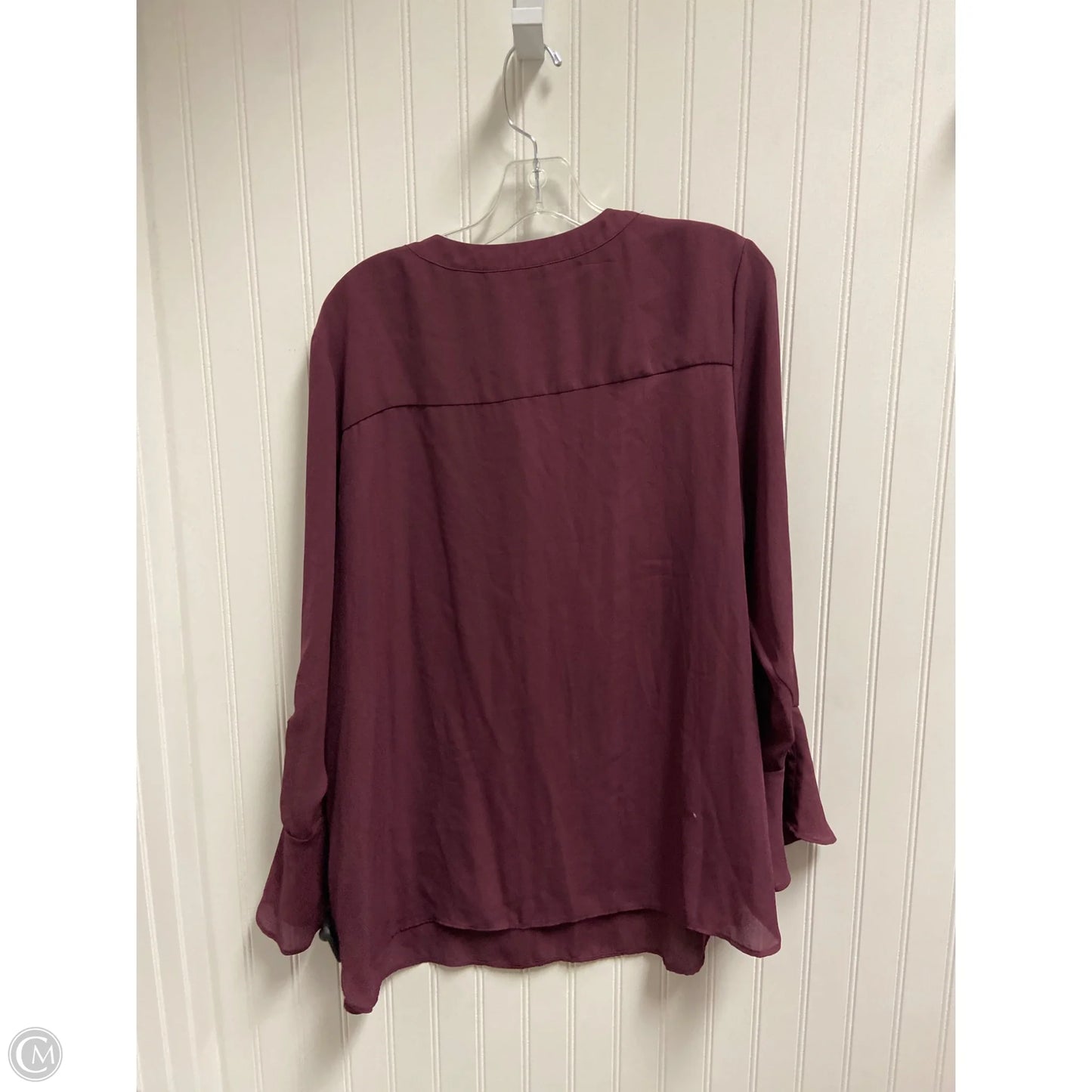 Top Long Sleeve By Counterparts In Purple, Size: Xl