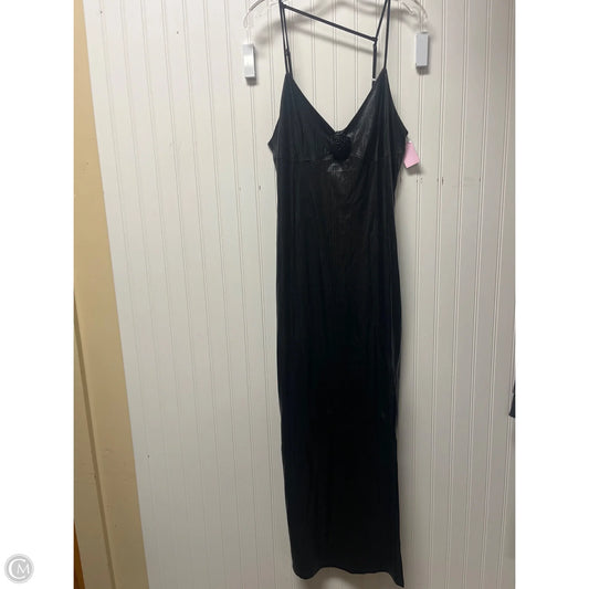 Dress Party Long By Clothes Mentor In Black, Size: L