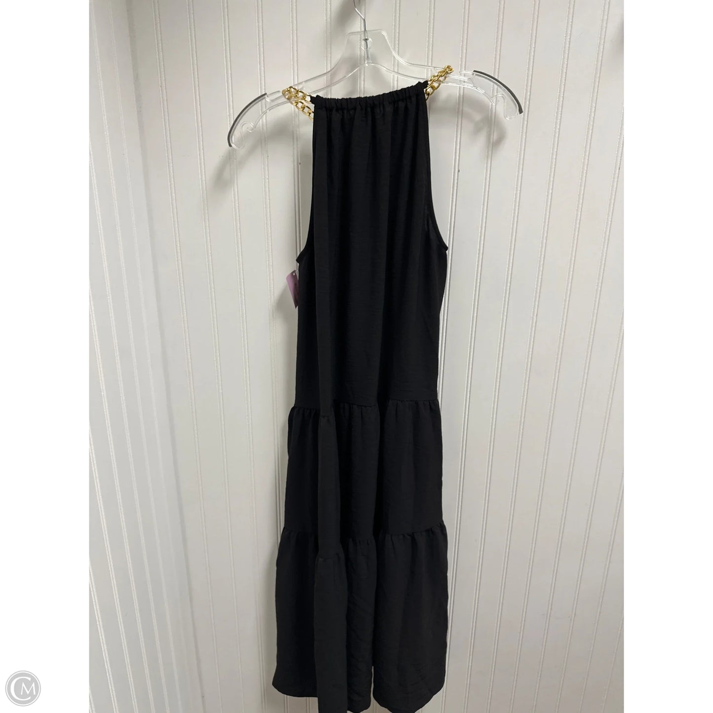 Dress Casual Midi By Michael By Michael Kors In Black, Size: M